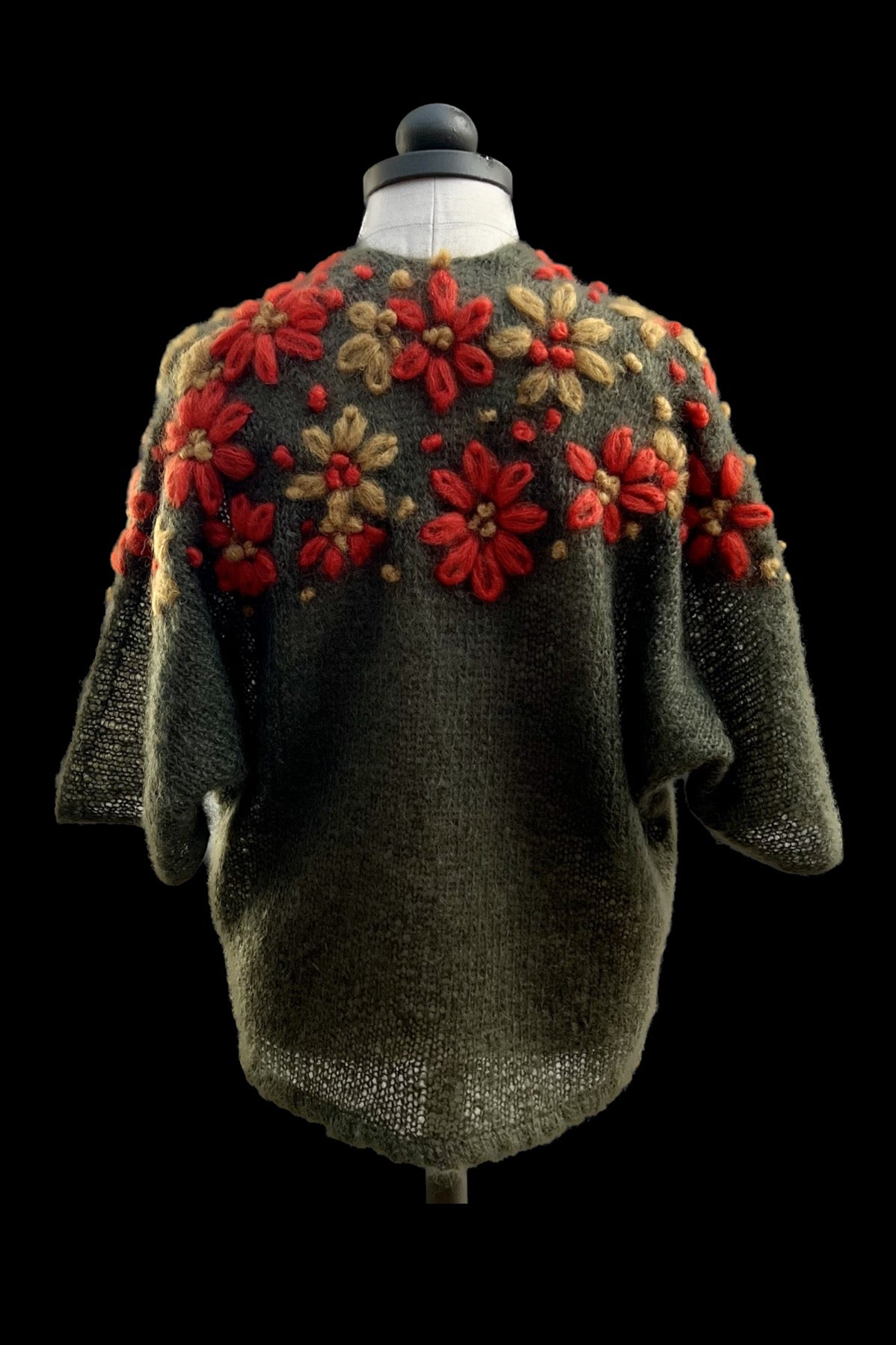 Automn happy flower cardigan