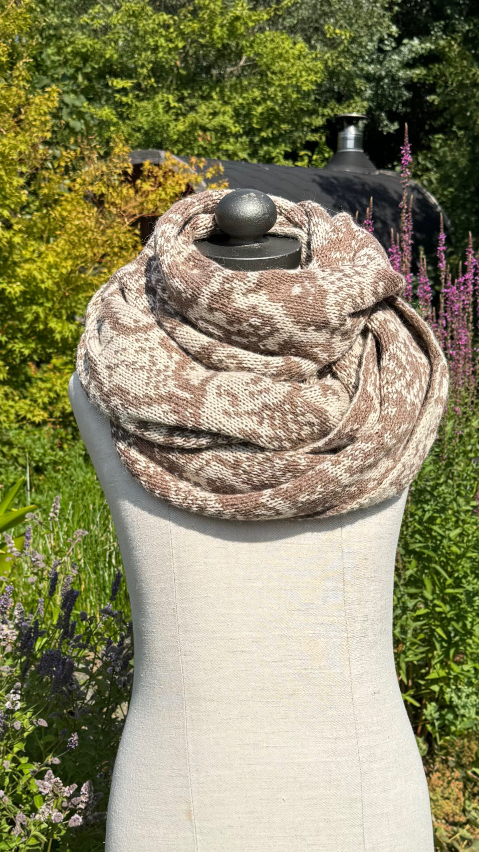 Happy sheep scarf