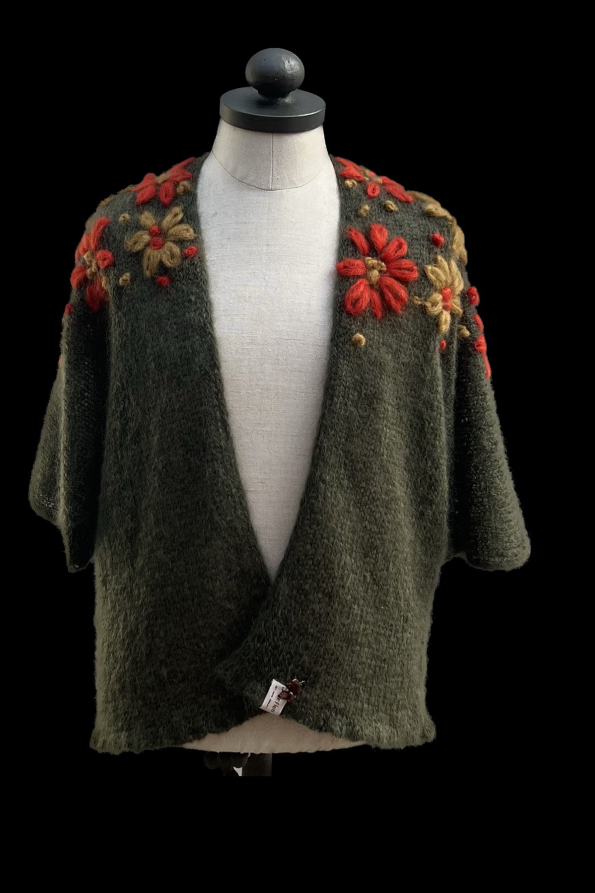 Workshop Happy flower cardigan met neckscarf