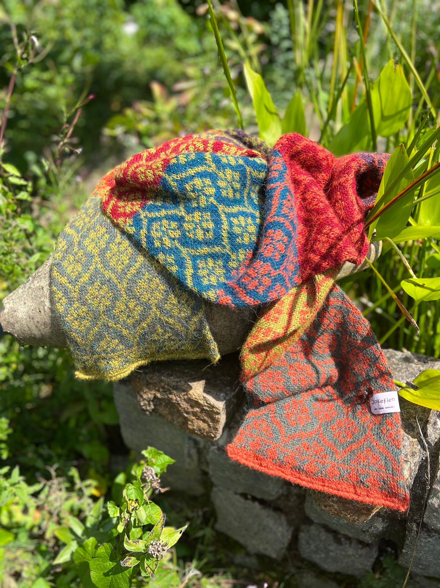 workshop Automn Fair Isle scarf