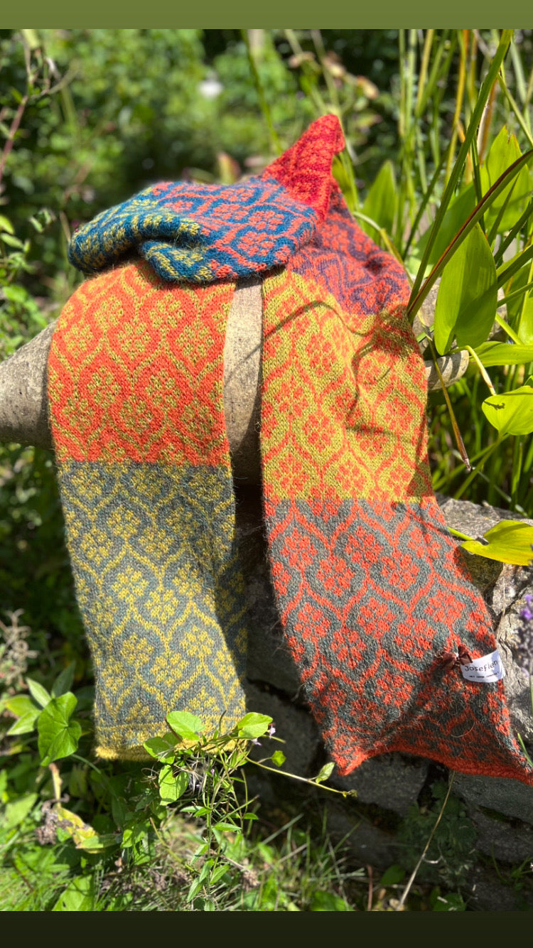 workshop Automn Fair Isle scarf