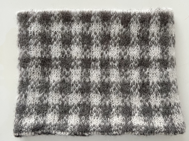 Fair Isle Cat neck scarf