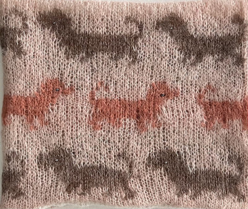 Fair Isle Teckel neck scarf