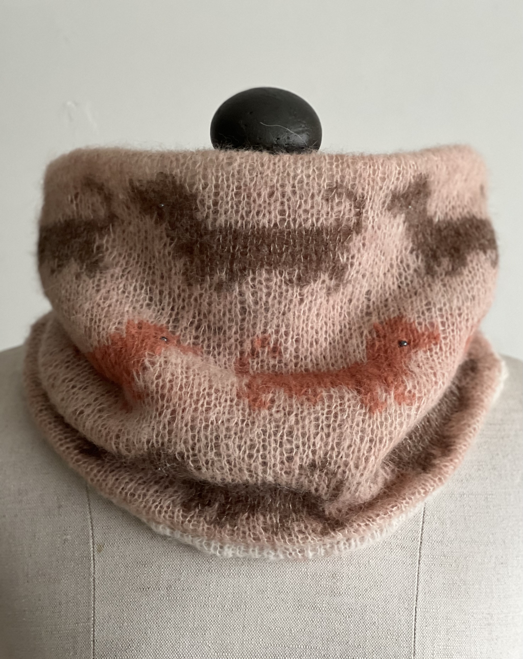 Fair Isle Teckel neck scarf