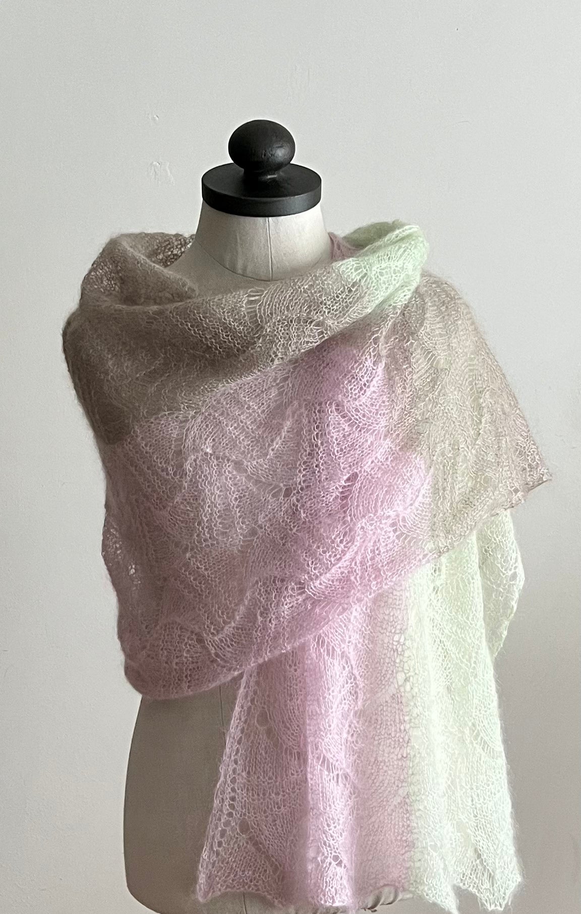 Multi pastel  color scarf