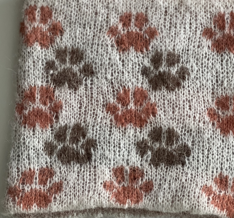 Fair Isle Teckel neck scarf