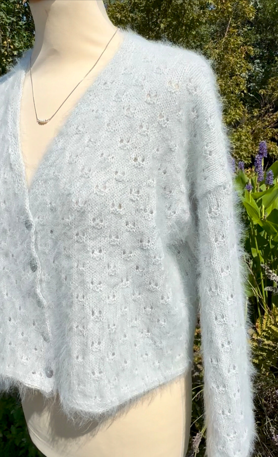 Workshop Short Fluffy Cotton cardigan