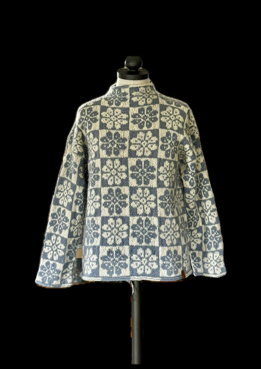 Flower Nordic sweater