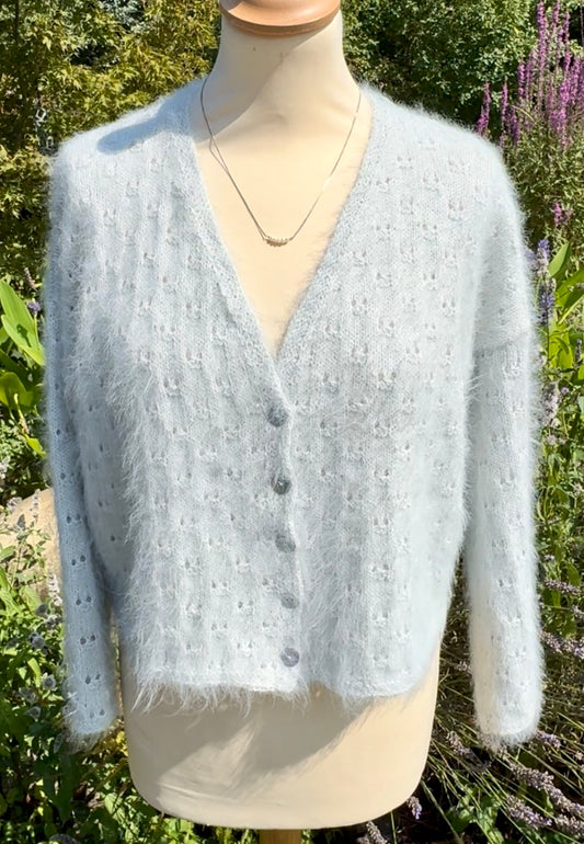Workshop Short Fluffy Cotton cardigan