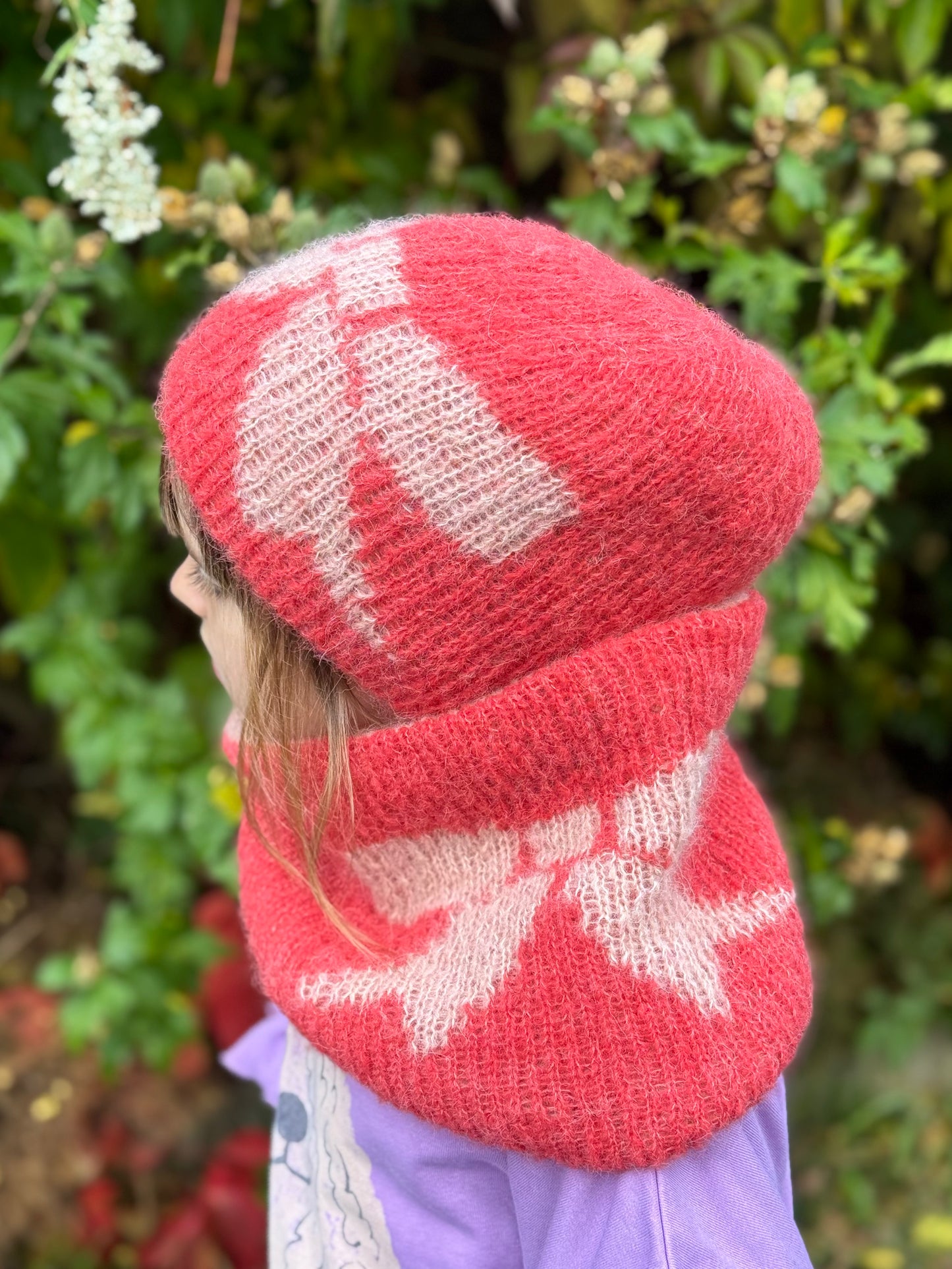 Coco’s Cowl and Beanie with a bow