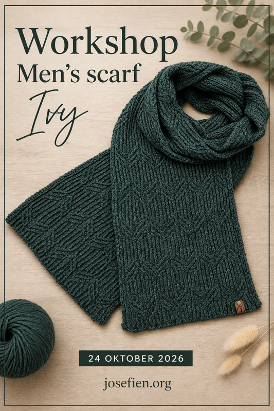 Workshop Men’s scarf Ivy