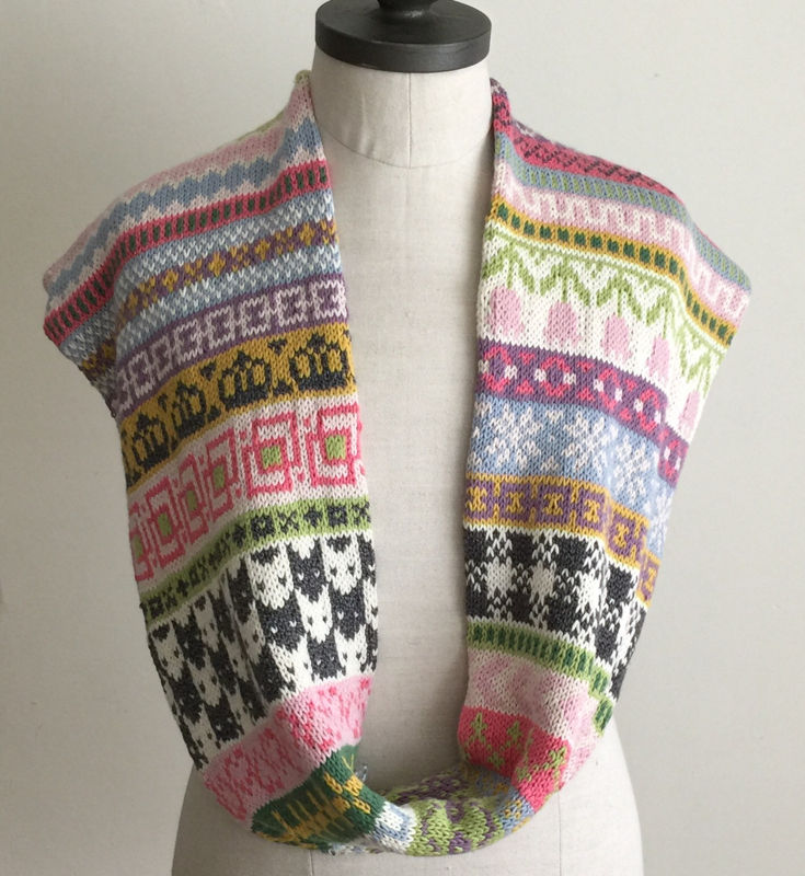 workshop Fair Isle loopsjaal