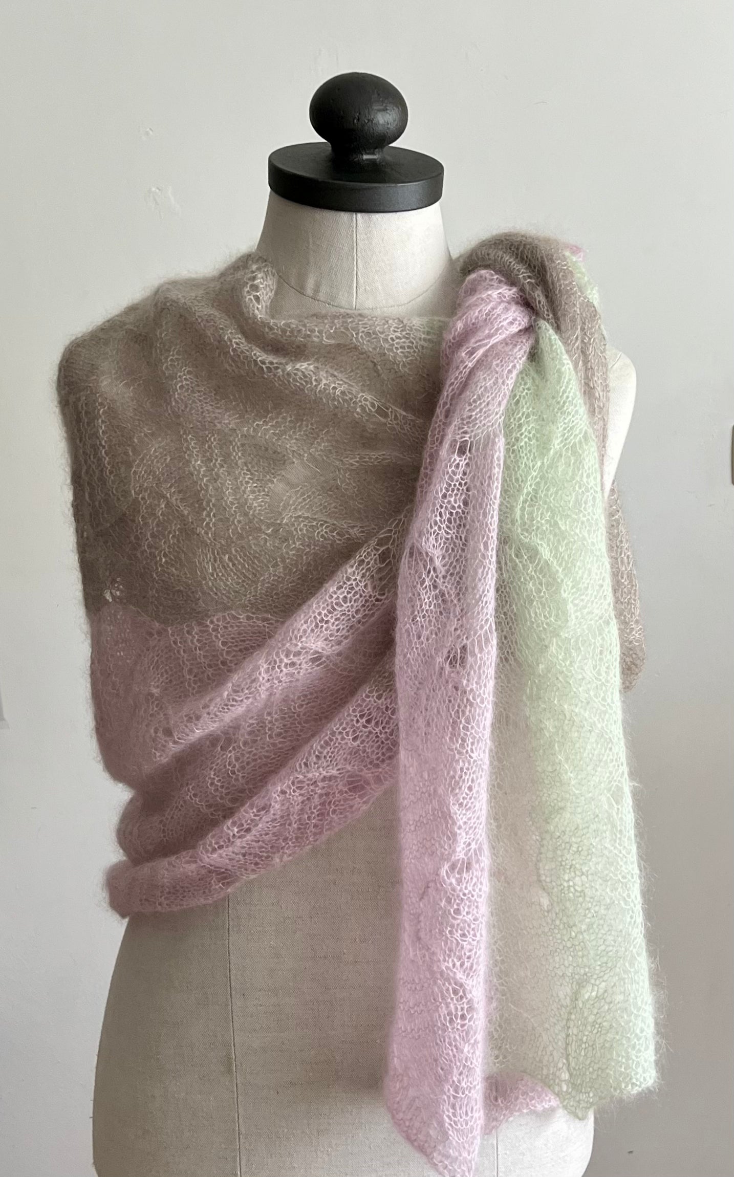 Multi pastel  color scarf