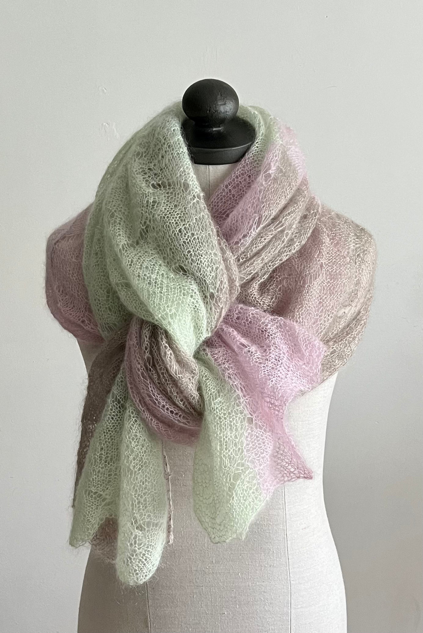Multi pastel  color scarf